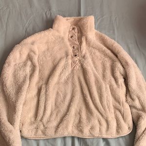 Forever 21 Cream Fluffy Pullover